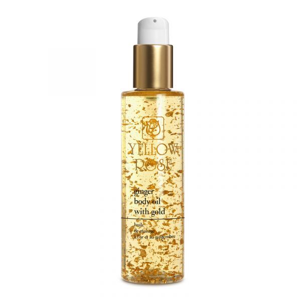 Ginger Body Oil with Gold – Masāžas eļļa ķermenim ar zeltu