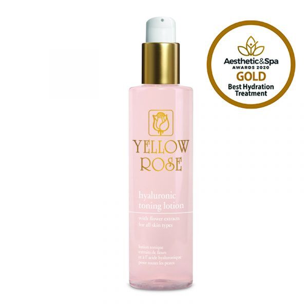 Yellow Rose Hyaluronic Toning Lotion Tonizējošs hialuronskābes losjons